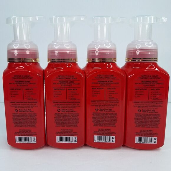 4 Bright Christmas Morning Gentle Foaming Hand Soap 8.75 oz ea Bath Body Works - Picture 3 of 5